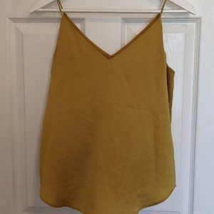 Express Satin Deep Yellow Cami